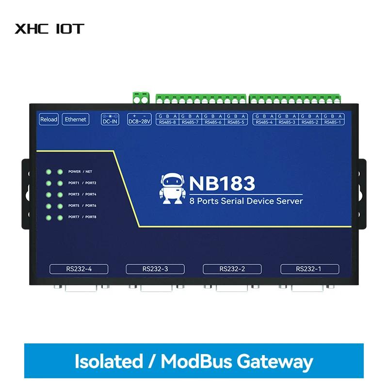 ݸ 8 ä  , RS485/232/422-RJ45 XHCIOT NB183 ModBus RTU-TCP MQTT/HTTP  ġ IOT 
